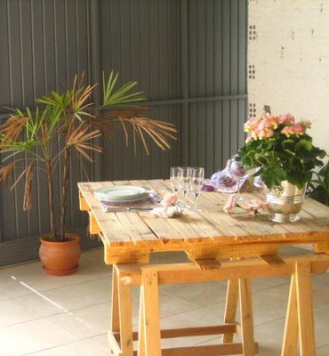 Vật dụng bằng pallet gỗ